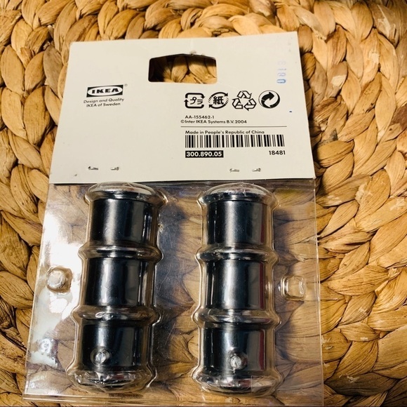 Ikea | Index Rand Black Curtain Rod Finals NIP - Picture 4 of 4
